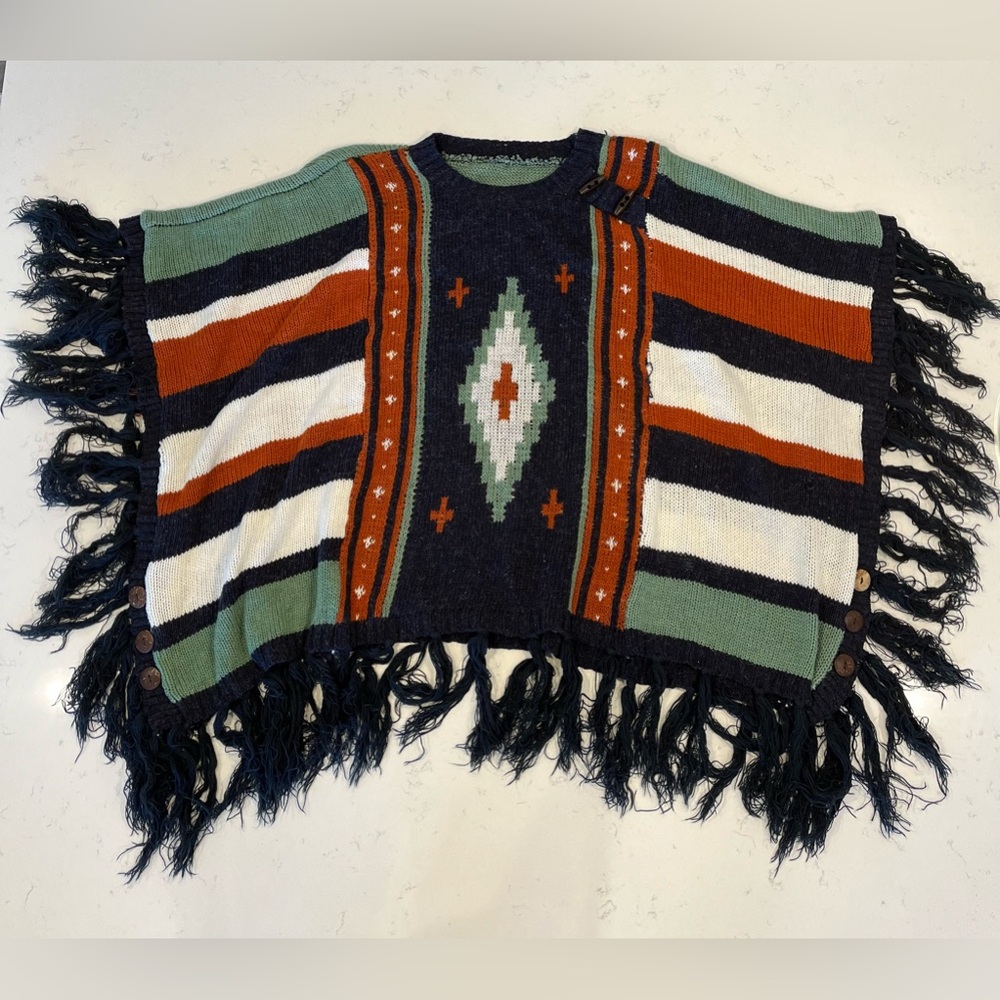 Batwing Sweater Poncho